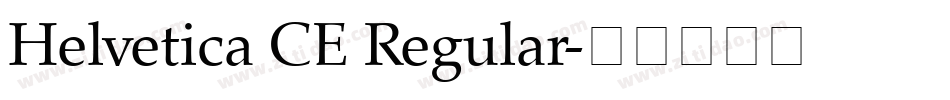 Helvetica CE Regular字体转换